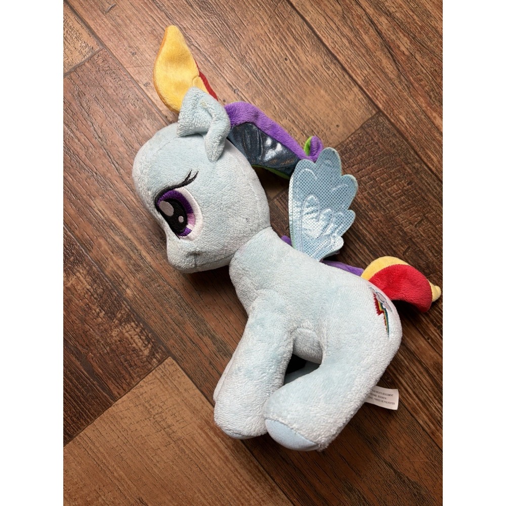 Aurora MLP My Little Pony Rainbow Dash Stuffed Plush 10" Tall Blue Horse